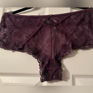 Torrid sexy purple mesh & lace cheeky panties